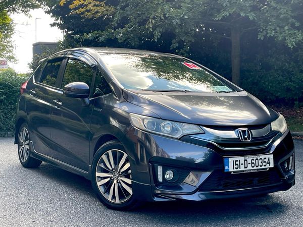 Honda Fit Hatchback, Petrol Hybrid, 2015, Black