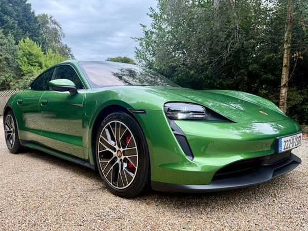 Porsche Taycan Hatchback, Electric, 2022, Green