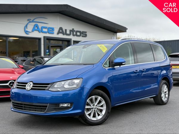Volkswagen Sharan MPV, Petrol, 2019, Blue