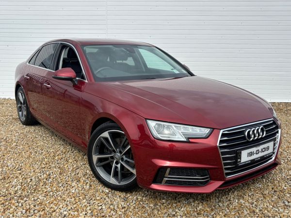 Audi A4 Saloon, Diesel, 2019, Red