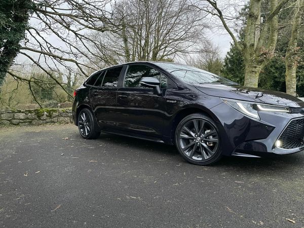 Toyota Corolla Estate, Petrol Hybrid, 2020, Black