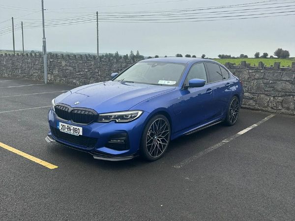 BMW 3-Series Saloon, Petrol Plug-in Hybrid, 2020, Blue