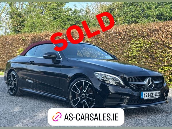 Mercedes-Benz C-Class Convertible, Diesel, 2019, Black