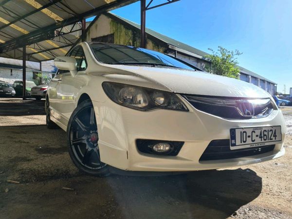 Honda Civic Saloon, Petrol Hybrid, 2010, White