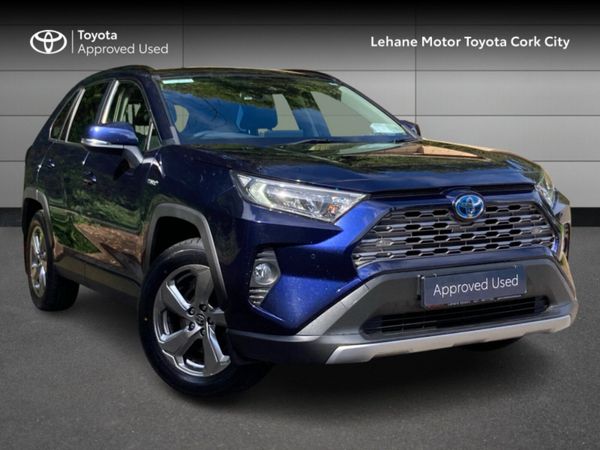 Toyota RAV4 SUV, Petrol Hybrid, 2021, Blue