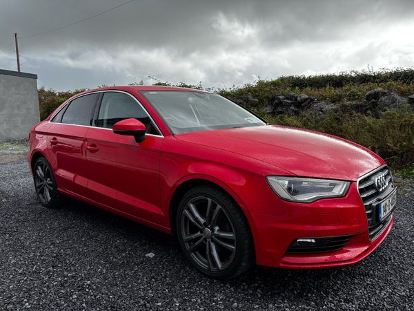 Audi A3 Saloon, Petrol, 2014, Red