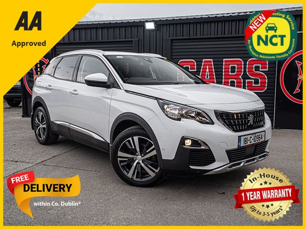 Peugeot 3008 MPV, Petrol, 2018, White