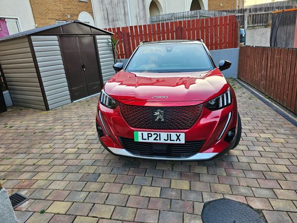 Peugeot 2008 SUV, Electric, 2021, Red