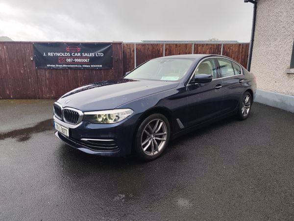 BMW 5-Series Saloon, Diesel, 2017, Blue