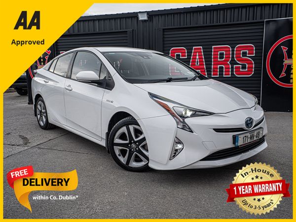 Toyota Prius Hatchback, Petrol Hybrid, 2017, White