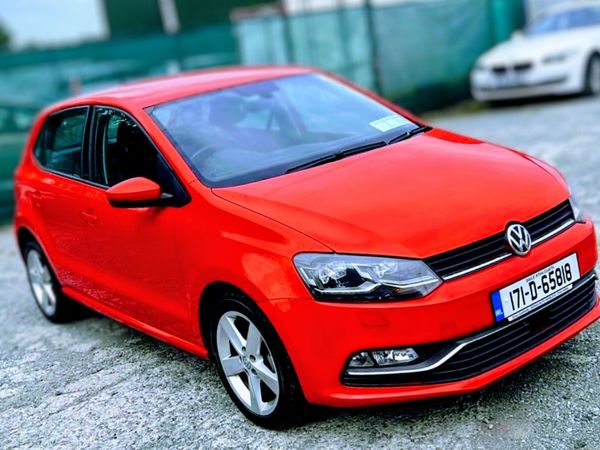 Volkswagen Polo Hatchback, Petrol, 2017, Red