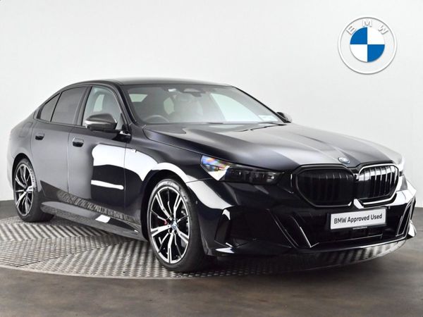 BMW 5-Series Saloon, Petrol Plug-in Hybrid, 2024, Black