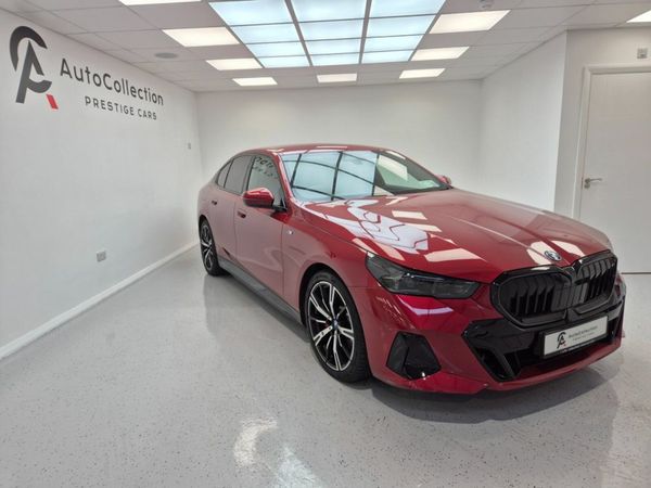 BMW 5-Series Saloon, Petrol Plug-in Hybrid, 2024, Red