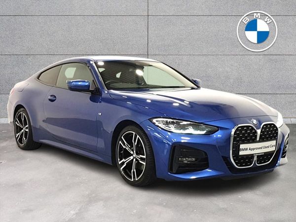 BMW 4-Series Coupe, Diesel Hybrid, 2021, Blue