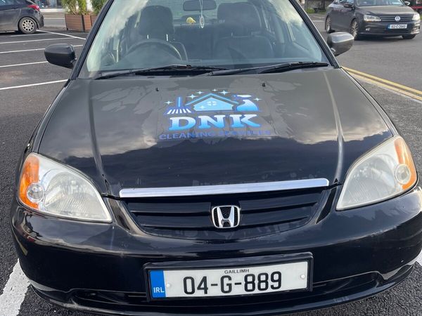 Honda Civic Saloon, Petrol, 2004, Black