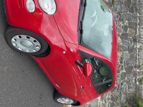 Fiat 500 Hatchback, Petrol, 2016, Red
