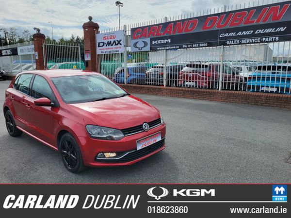 Volkswagen Polo Hatchback, Petrol, 2015, Red