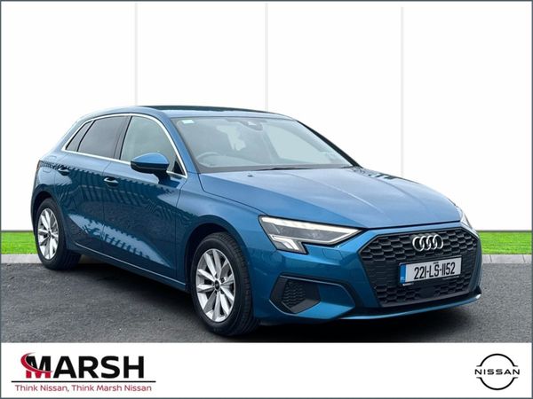 Audi A3 Hatchback, Petrol, 2022, Blue