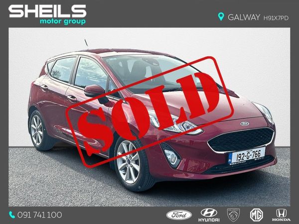 Ford Fiesta Hatchback, Petrol, 2019, Red