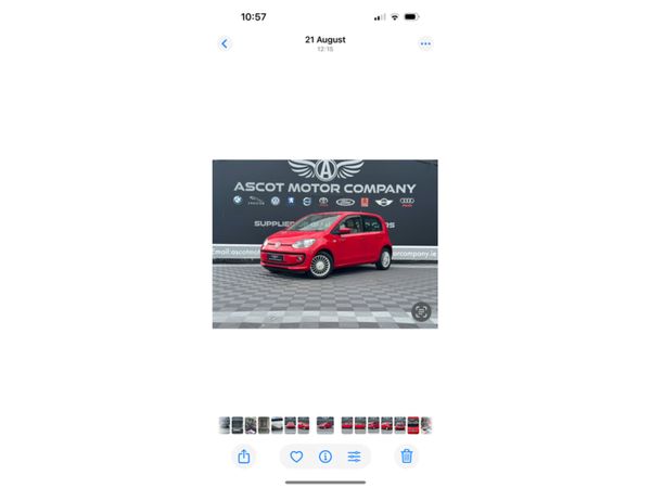 Volkswagen up! Hatchback, Petrol, 2013, Red