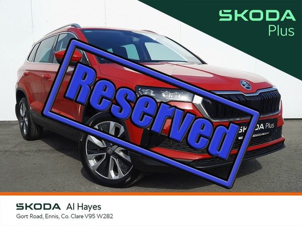 Skoda Karoq SUV, Diesel, 2023, Red