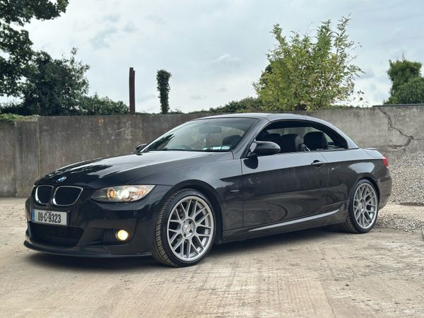 BMW 3-Series Convertible, Diesel, 2009, Black