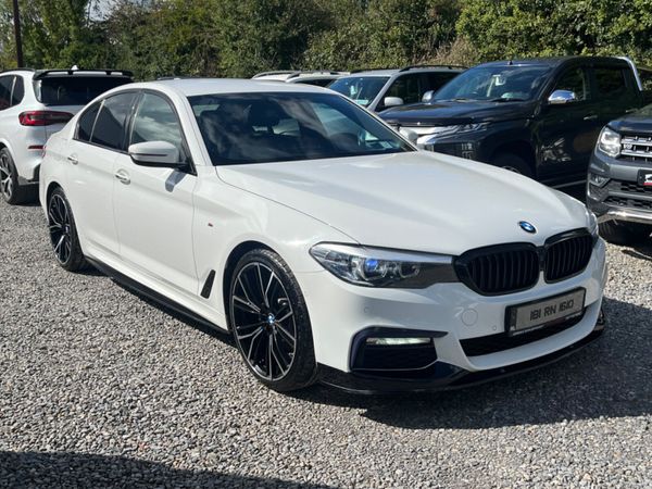 BMW 5-Series Saloon, Diesel, 2018, White