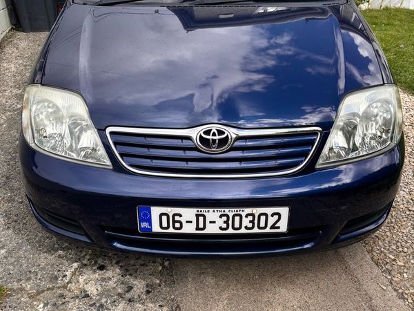 Toyota Corolla Saloon, Petrol, 2006, Blue