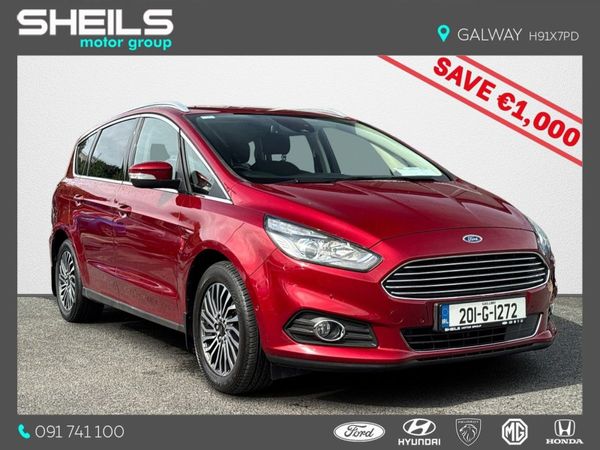 Ford S-Max MPV, Diesel, 2020, Red