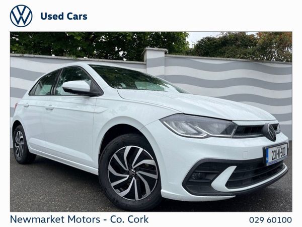 Volkswagen Polo Hatchback, Petrol, 2023, White