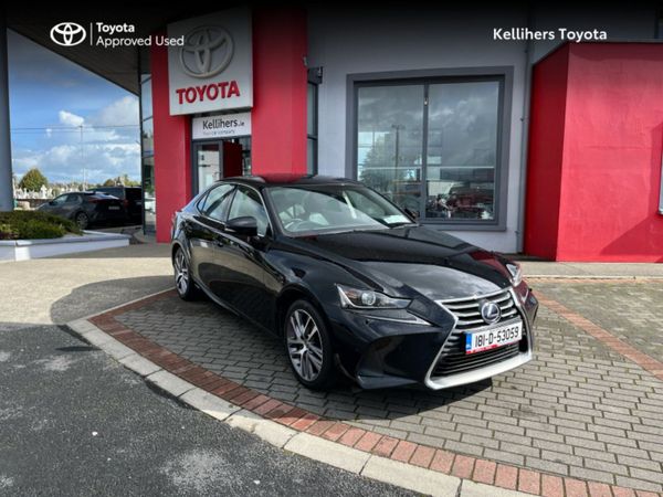 Lexus IS Saloon, Petrol Hybrid, 2018, Black