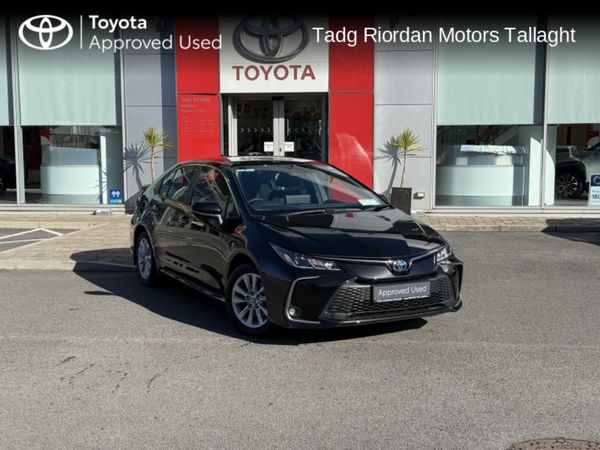Toyota Corolla Saloon, Petrol Hybrid, 2023, Black