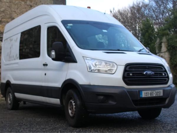 Ford Transit Van With Side Windows, Diesel, 2014, White