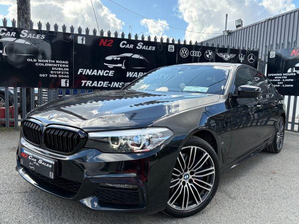 BMW 5-Series Saloon, Petrol Plug-in Hybrid, 2019, Black