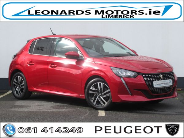 Peugeot 208 Hatchback, Petrol, 2021, Red