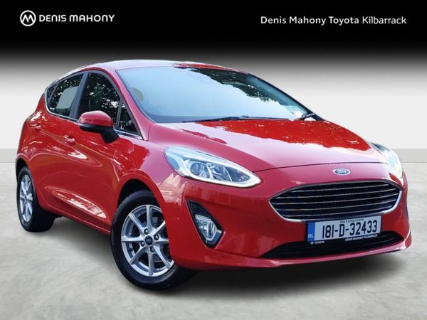 Ford Fiesta Hatchback, Petrol, 2018, Red