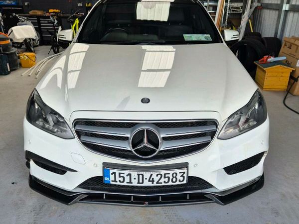 Mercedes-Benz E-Class Saloon, Diesel Hybrid, 2015, White