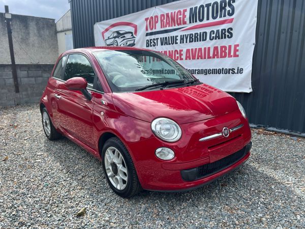 Fiat 500 Hatchback, Petrol, 2016, Red