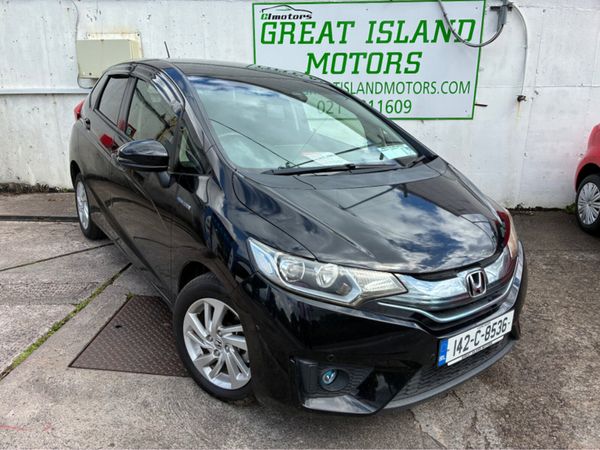 Honda Fit Hatchback, Petrol Hybrid, 2014, Black
