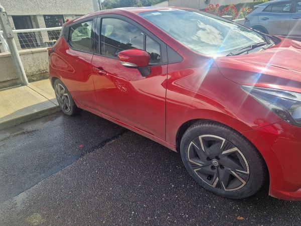 Nissan Micra Hatchback, Petrol, 2022, Red