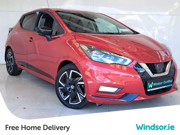 Nissan Micra Hatchback, Petrol, 2022, Red