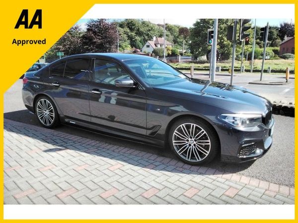BMW 5-Series Saloon, Petrol, 2018, Grey