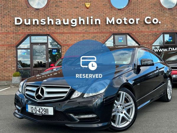 Mercedes-Benz E-Class Coupe, Diesel, 2012, Black