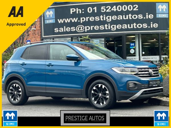 Volkswagen T-Cross SUV, Petrol, 2020, Blue
