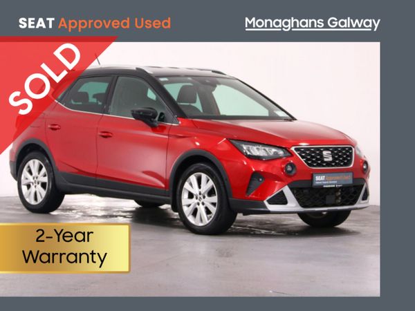 SEAT Arona Hatchback, Petrol, 2022, Red