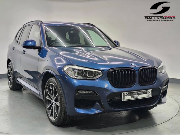 BMW X3 SUV, Petrol Plug-in Hybrid, 2021, Blue