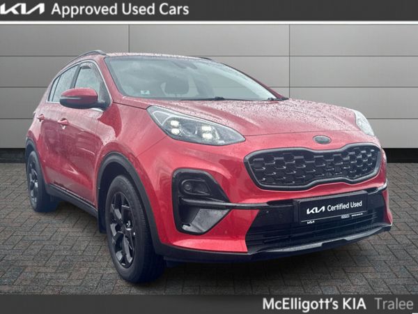 Kia Sportage MPV, Diesel Hybrid, 2021, Red