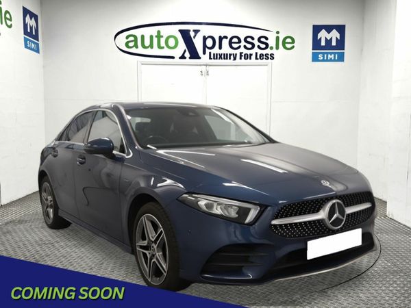 Mercedes-Benz A-Class Saloon, Petrol Plug-in Hybrid, 2021, Blue