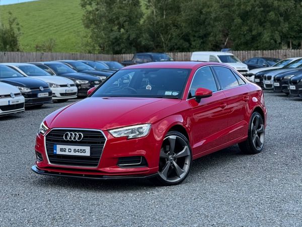 Audi A3 Saloon, Diesel, 2018, Red