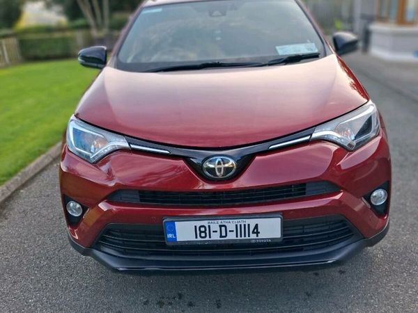 Toyota RAV4 SUV, Diesel, 2018, Red